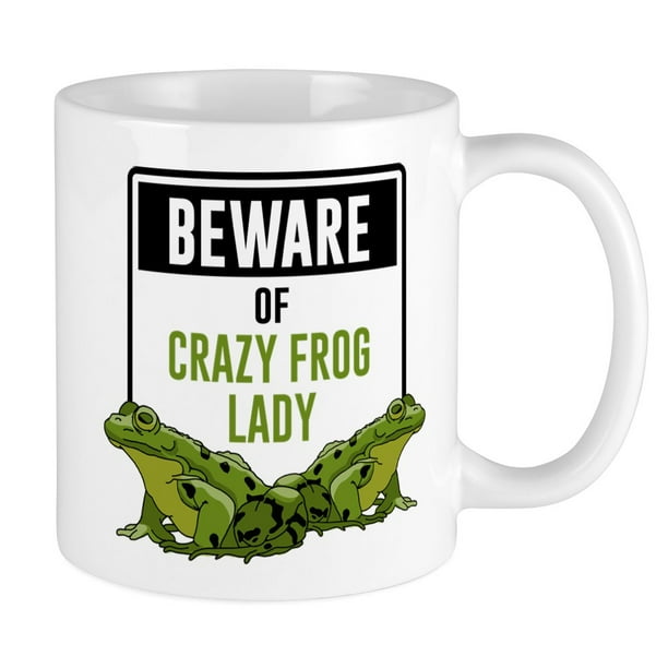 Details about Custom Mugs Beware of Crazy Frog Lady White Coffee Mug Tea Cup On Details about Custom Mugs Beware of Crazy Frog Lady White Coffee Mug Tea Cup On